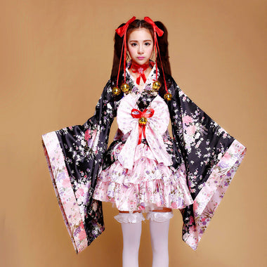 Anime Lolita Japanese Kimono Costume